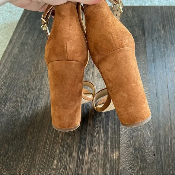 Sam Edelman Yaro Suede Block Heeled Sandals - Picture 5 of 10